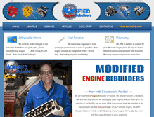 Tablet Screenshot of modifiedenginerebuilders.com